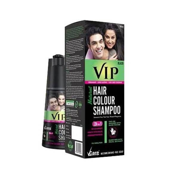 Hair dye anti hair fall shampoo black and brown 15