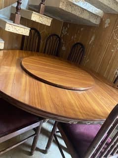 Dining Table with 6 chairs