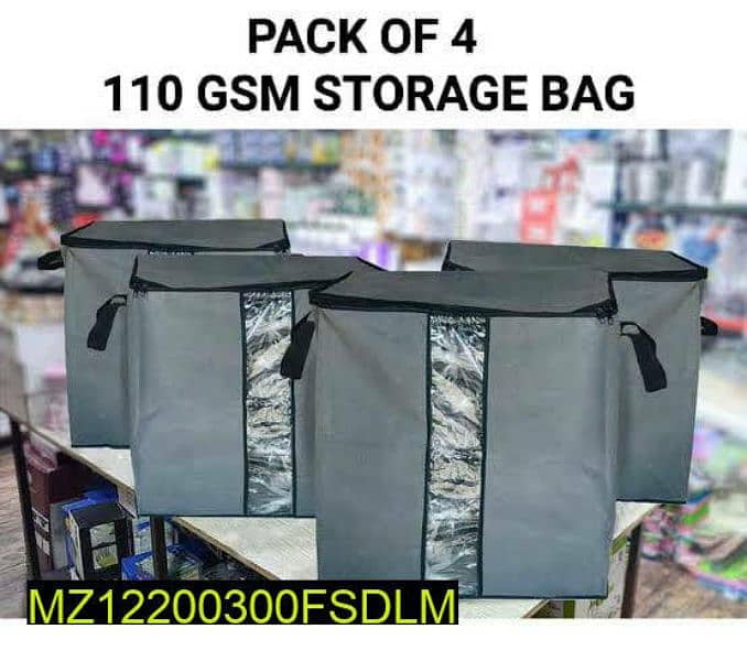 Cloth storage bags pack of 4 0