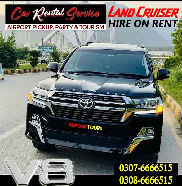 Rent a Car PRADO & AUDI A6, V8, FORTUNER, Limo On Rent For Wedding 13