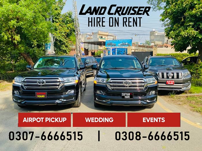 Rent a Car PRADO & AUDI A6, V8, FORTUNER, Limo On Rent For Wedding 8