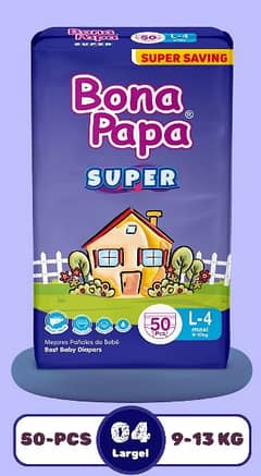 Bona Papa Super Diapers XXL 50 PCs pack