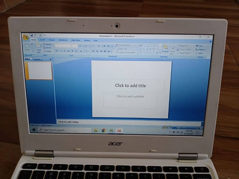 Acer Chromebook with  windows 10 7