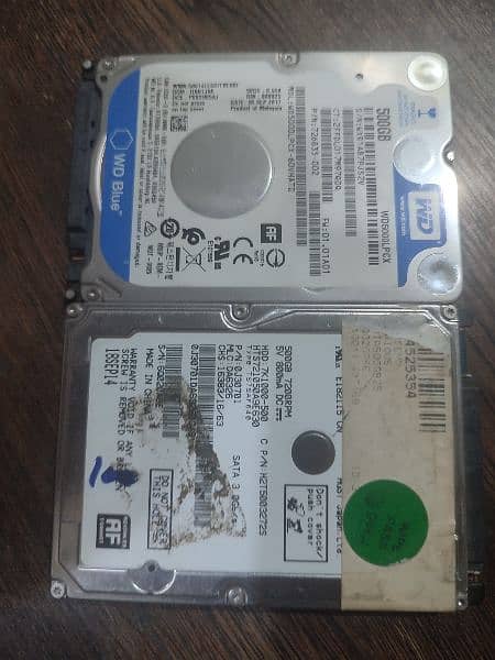 Laptop Hard drives 500gb 0