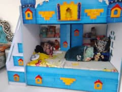 kids bunk 3in1'bed