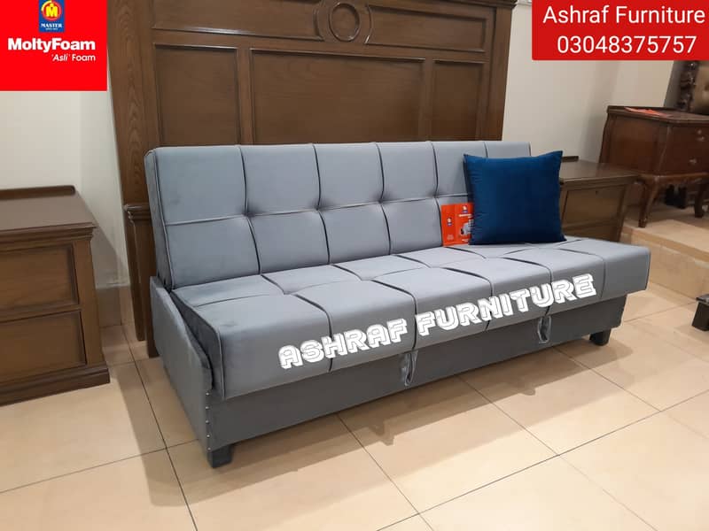 Double bed/Sofa cum bed/Double cumbed/Sofa/L Shape/Combed/Centre table 1