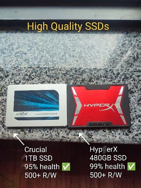 SSD and HDD 1tb 2tb 480gb high quality storage devices 1