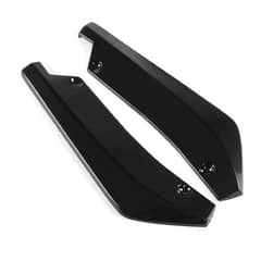 Optional 2x universal Gloss Black Rear Bumper lip ….