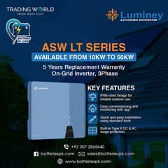 Luminey On-Grid Inverter 10KW to 50KW 3 Phase