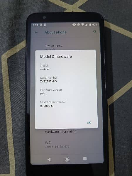 Moto E6 16/2 GB New Condition 2