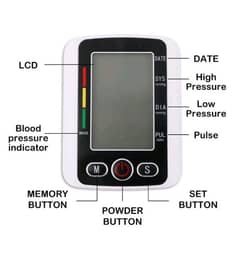 Digital Electronic Sphygmomanometer Accurate Blood Pressure Monitor