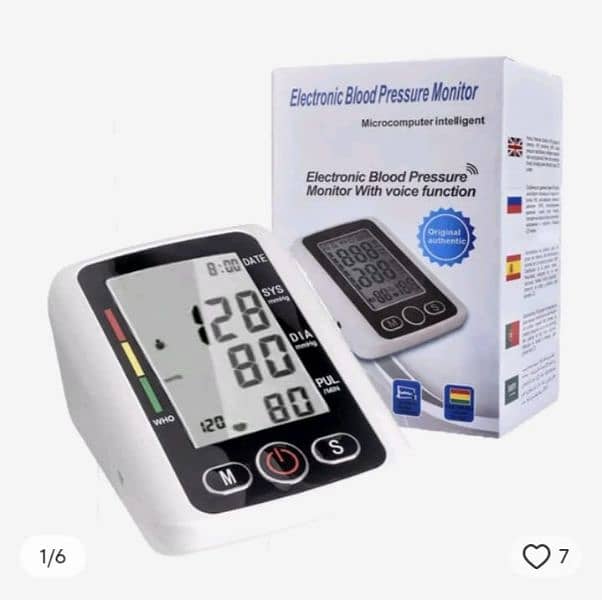 Digital Electronic Sphygmomanometer Accurate Blood Pressure Monitor 8