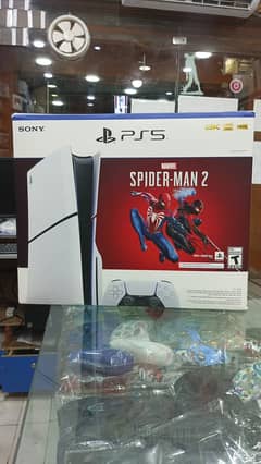 SONY PS5 SLIM DISK USA WITH SPIDERMAN 2 | 1TB 0