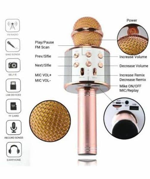 wireless Mic with speaker Bluetooth 1