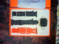 smart watch imported with 3 straps 03145649221 warsapp 0