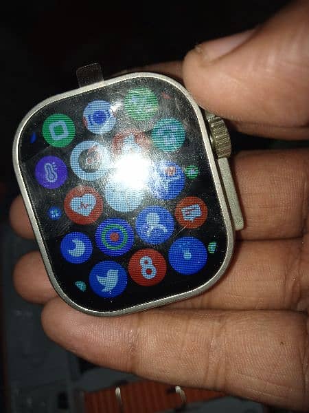 7 straps smart watch with silicon Back cover 0