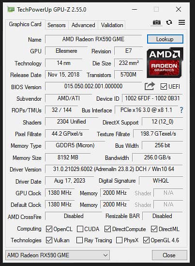 ASUS RX 590 (GME) 13