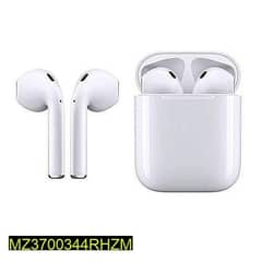 M 12 Wireless EarBuds, White