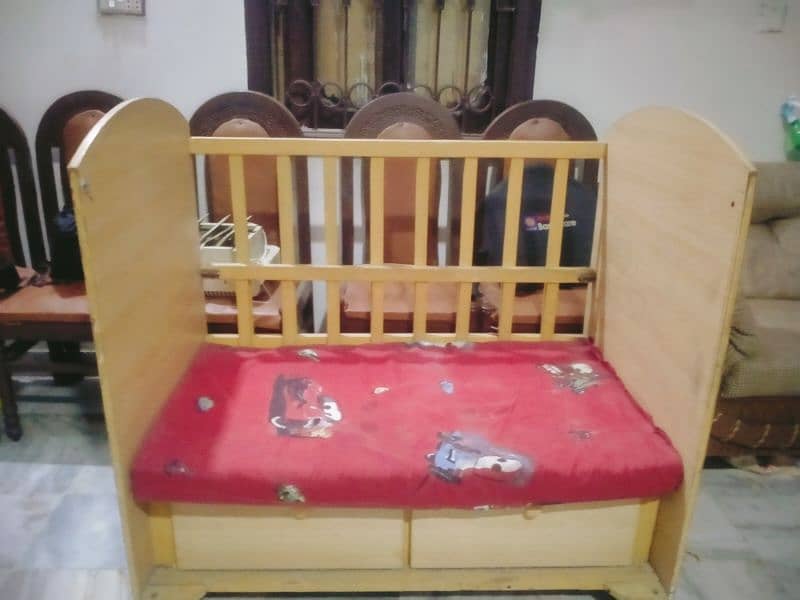 Wooden Kids Crib for sale 4