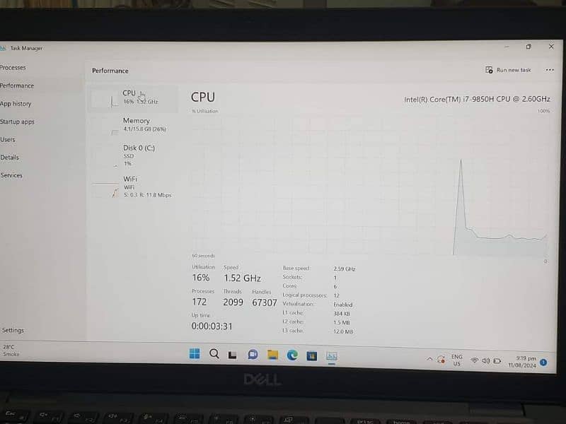 Dell 5401¦i7 9th Gen H Processer¦Backlight Keyboard¦Fingerprint sensor 5