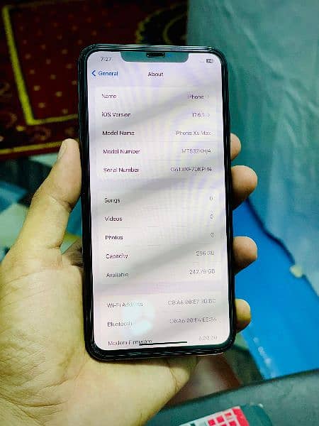 Xs Max 256gb 93% pta approved 1