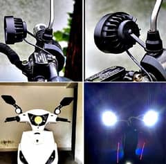 2pcs bike handle light