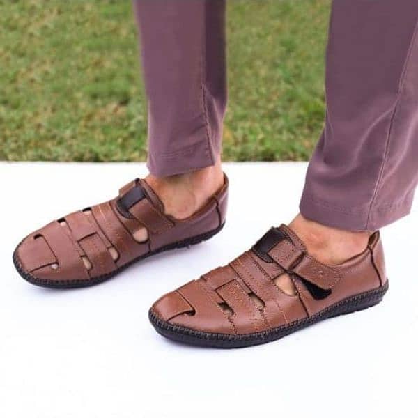 Genuine Leather Sandal 1