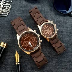 Couple Rubber watch 0