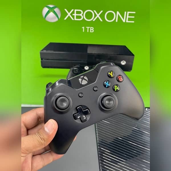 Xbox One 500GB Available With Orignal Controller Complete Accessories 1