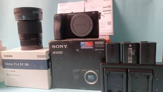 sony6500 with lens