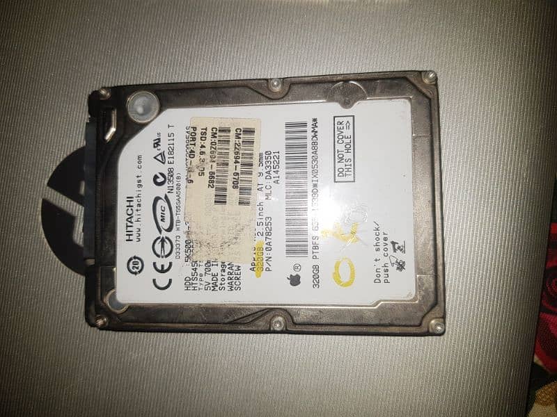 hitachi SATA 320gb FOR LAPTOP 0