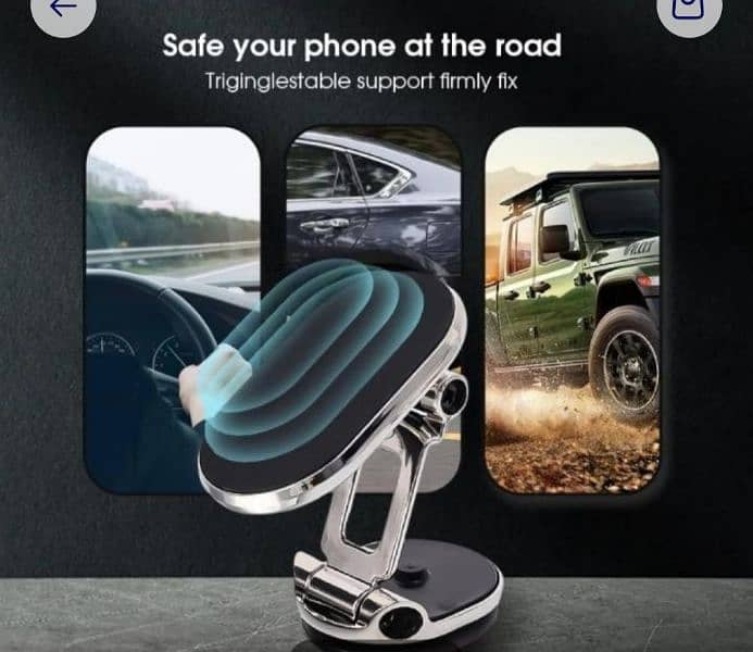 Magnetic Mobile holder for cars. FREE HOME DELIVERY. 1