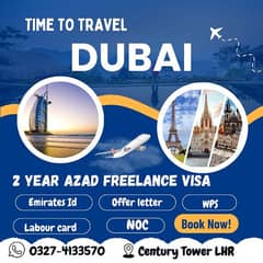 2 YEAR DUBAI AZAD FREELANCE VISA ( DONE BASE VISA)