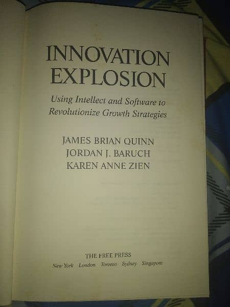 27 YEARS OLD BOOK INNOVATION Explosions  James Brian Quinn 03412929051 4