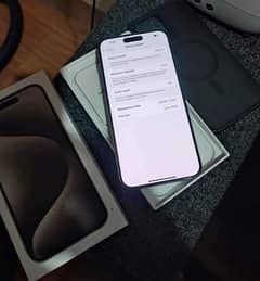 iPhone 15 Pro Max 256gb
Natural Titanium