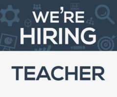 Female Teacher required