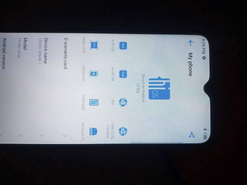 Tecno spark7 koi Flud nhi ha 1