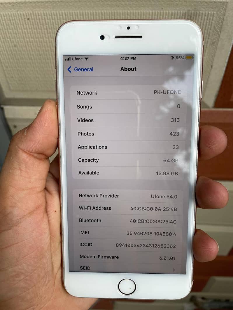 iphone 8 plus 64GB PTA Approve 8