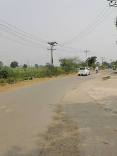 55 Marla Plot Double Side Road Big Fornt Beautiful Land For Commercial Activities And Form House