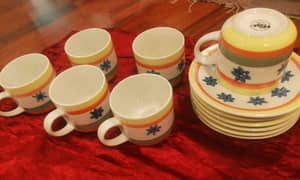 Original Miso Durastone Italian beautiful hand painted tea set