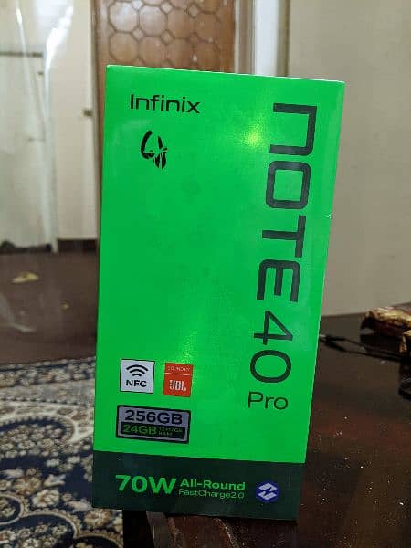 Infinix Note 40 Pro boxpack 2