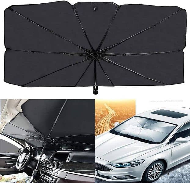 1 PC foldable car windshield umbrella 4