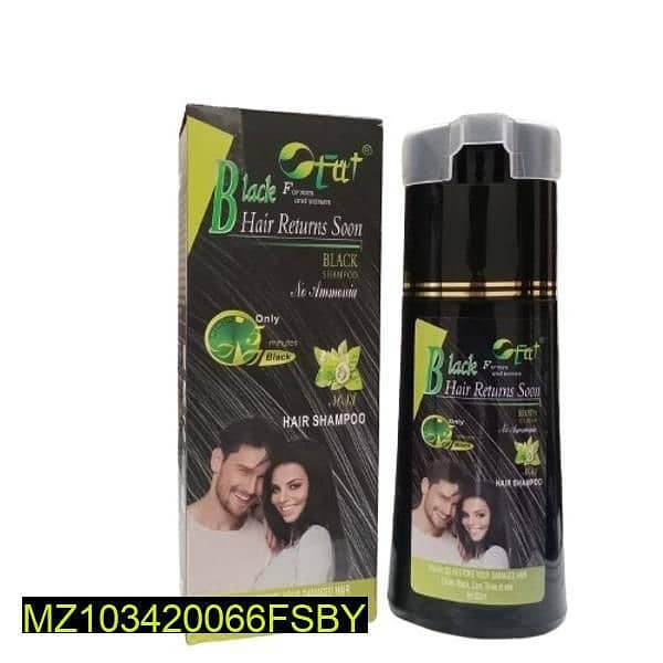 Black Hair Dye Shampoo _ 200ml 2