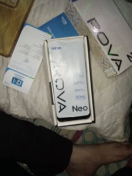 Tecno Pova Neo With Box poutch warranty card 11