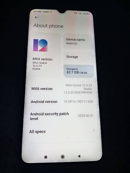 REDMI 9C 4/128 3