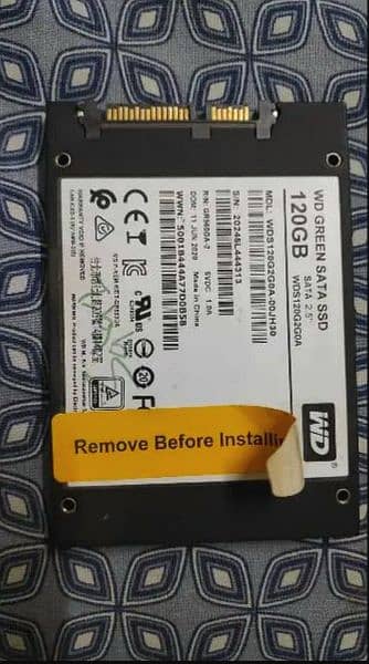 ( WD SSD ) Branded 128 Gb ( 10/9.5 ) with ( Window 10 Pro installed ) 4