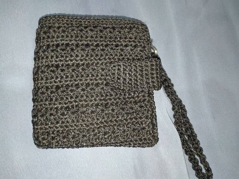 Hand made Crochet wallet 1