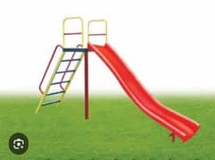 "Fun Play Equipment - Slides and Swing Set"