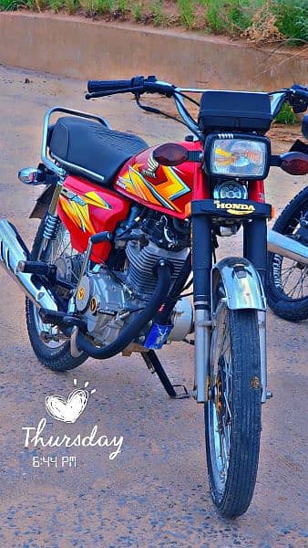 Honda 125 2021 model Attock number 0