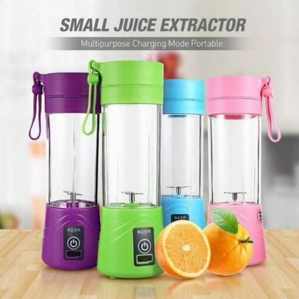 Portable and Rechargeable Juicer blender -380ml 4